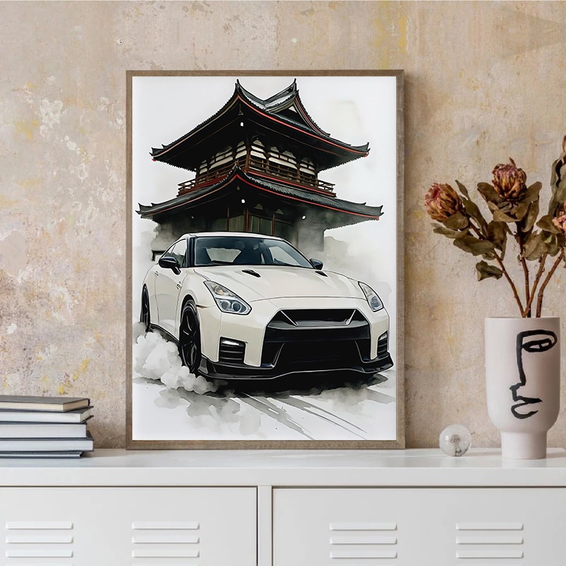 สไตล์ญี่ปุ่น Supercar Wall Art - Japanese Luxury Lifestyle บทวิจารณ์และราคา