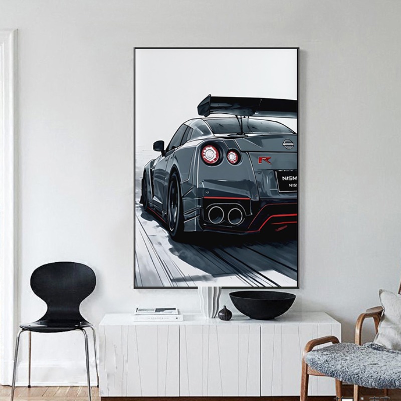 สไตล์ญี่ปุ่น Supercar Wall Art - Japanese Luxury Lifestyle บทวิจารณ์และราคา